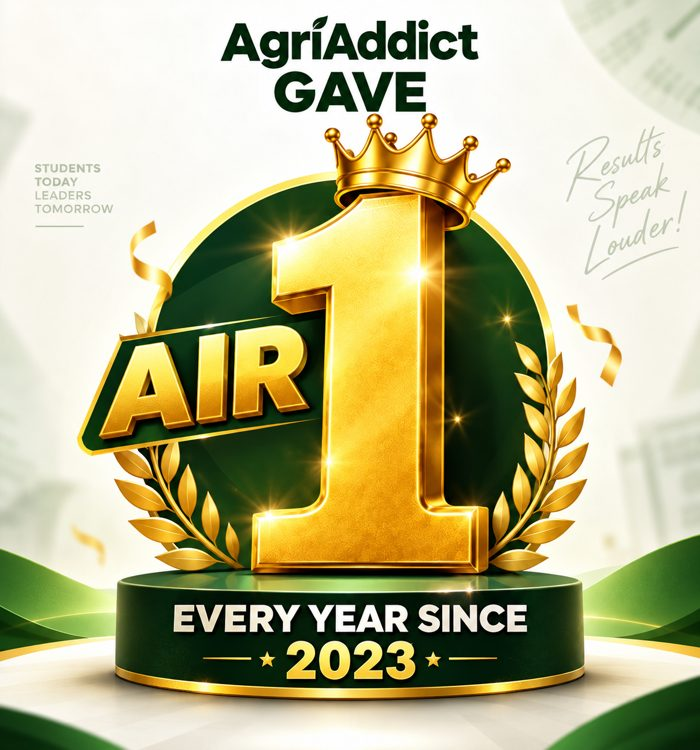 AgriAddict AIR 1 Every Year Since 2023