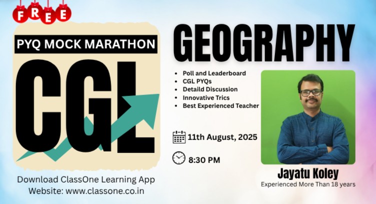 Free CGL Mock Marathon - Geography Practice Session by Jayatu sir