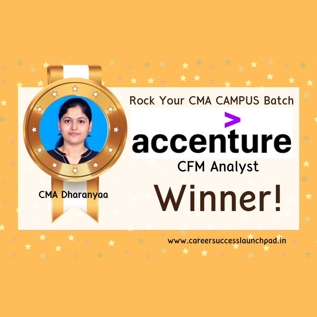 CMA student placement success story 6 | Career Success Launchpad