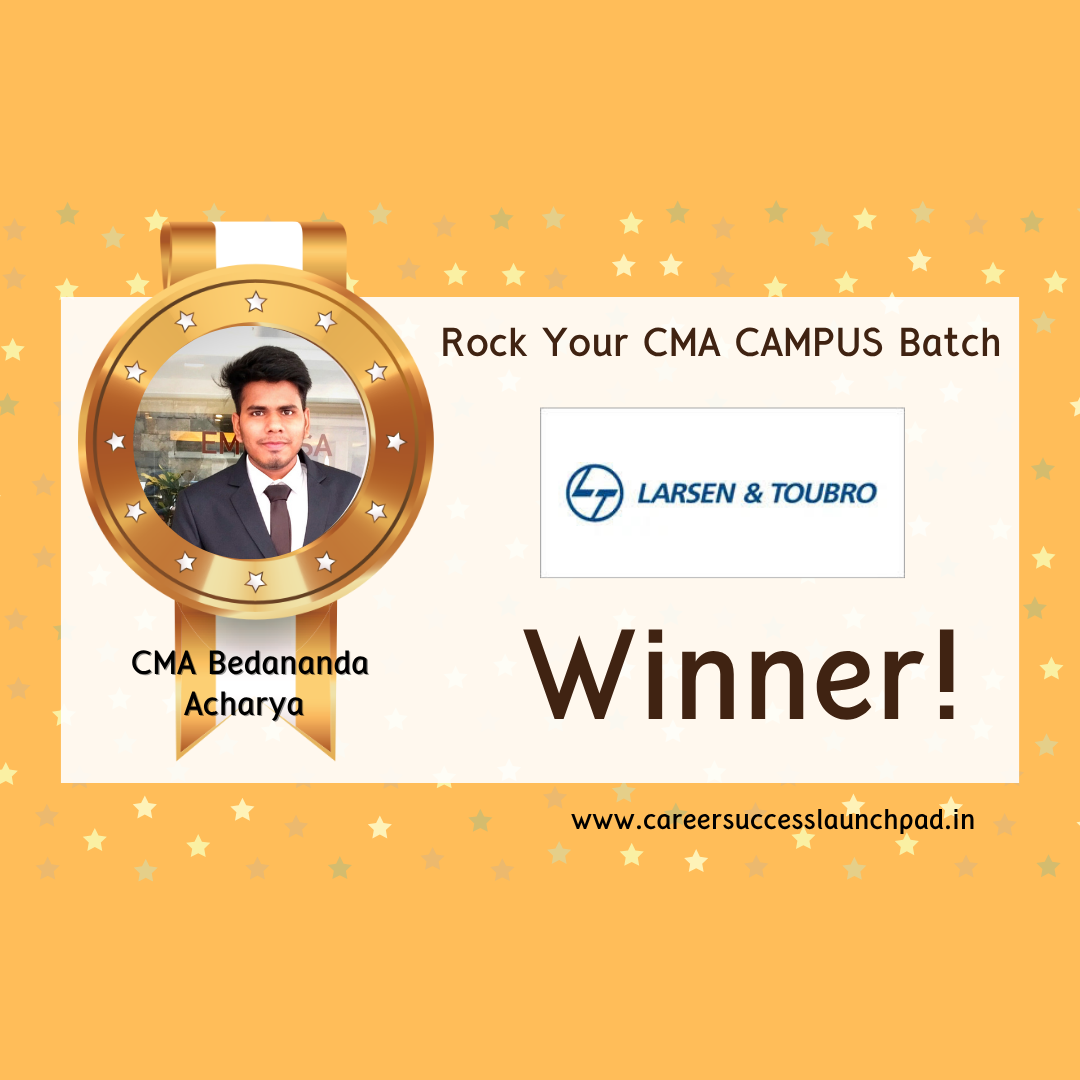 CMA fresher placement success story 42 | Career Success Launchpad