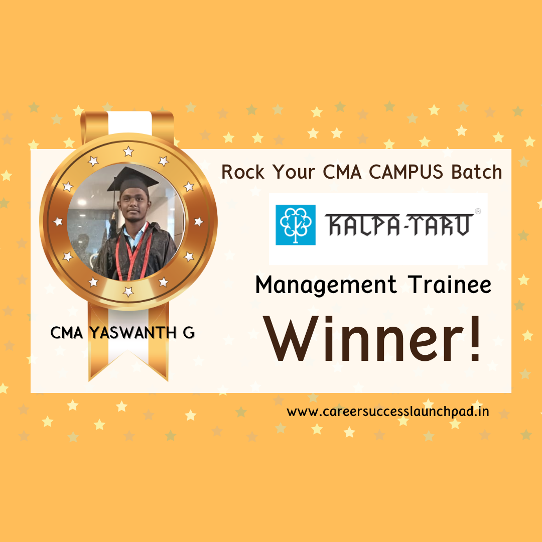 CMA student placement success story 11 | Career Success Launchpad