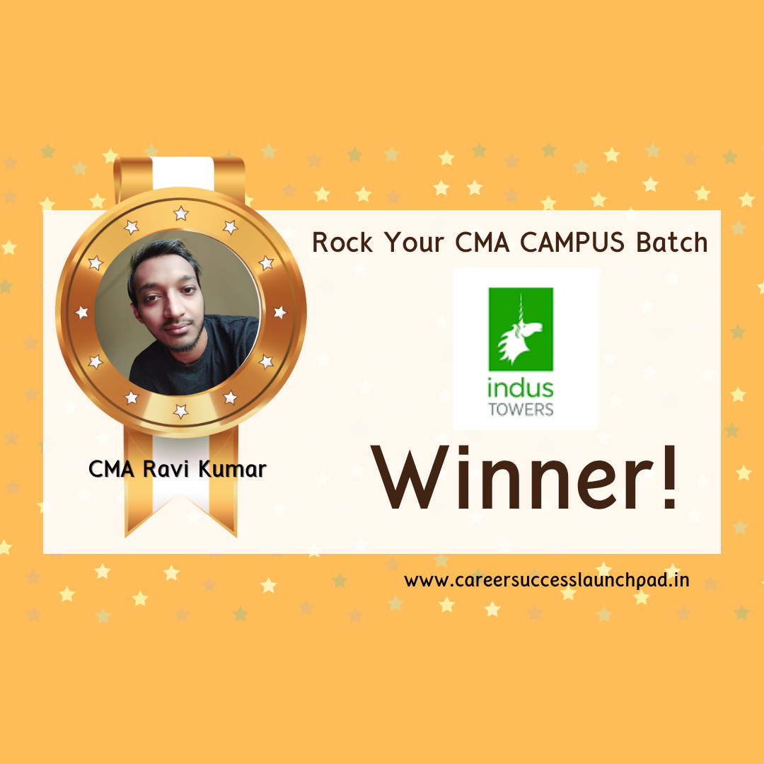 CMA fresher placement success story 52 | Career Success Launchpad