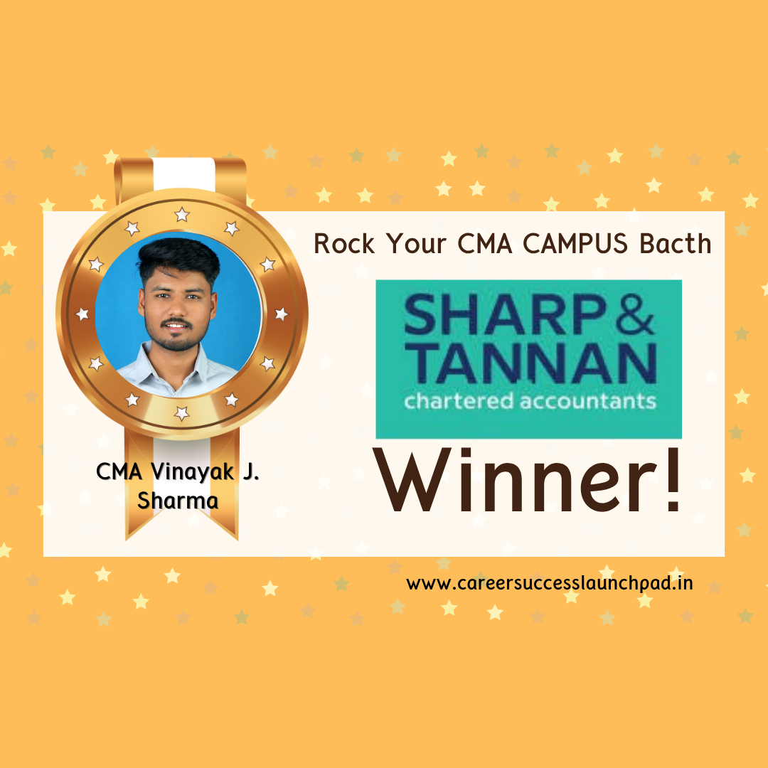 CMA fresher placement success story 40 | Career Success Launchpad