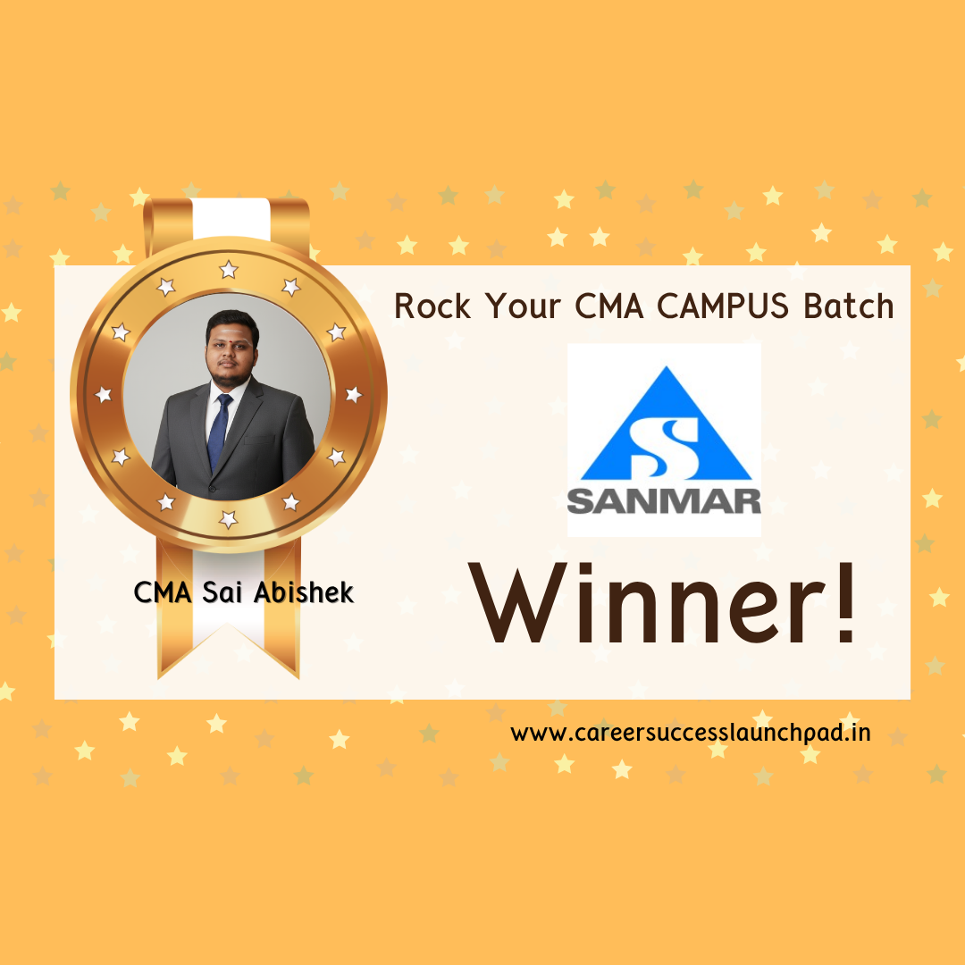 CMA placement preparation success story 130 | Career Success Launchpad