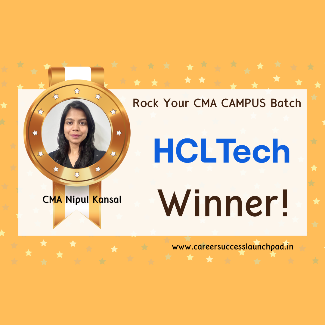 CMA student career success story 168 | Career Success Launchpad