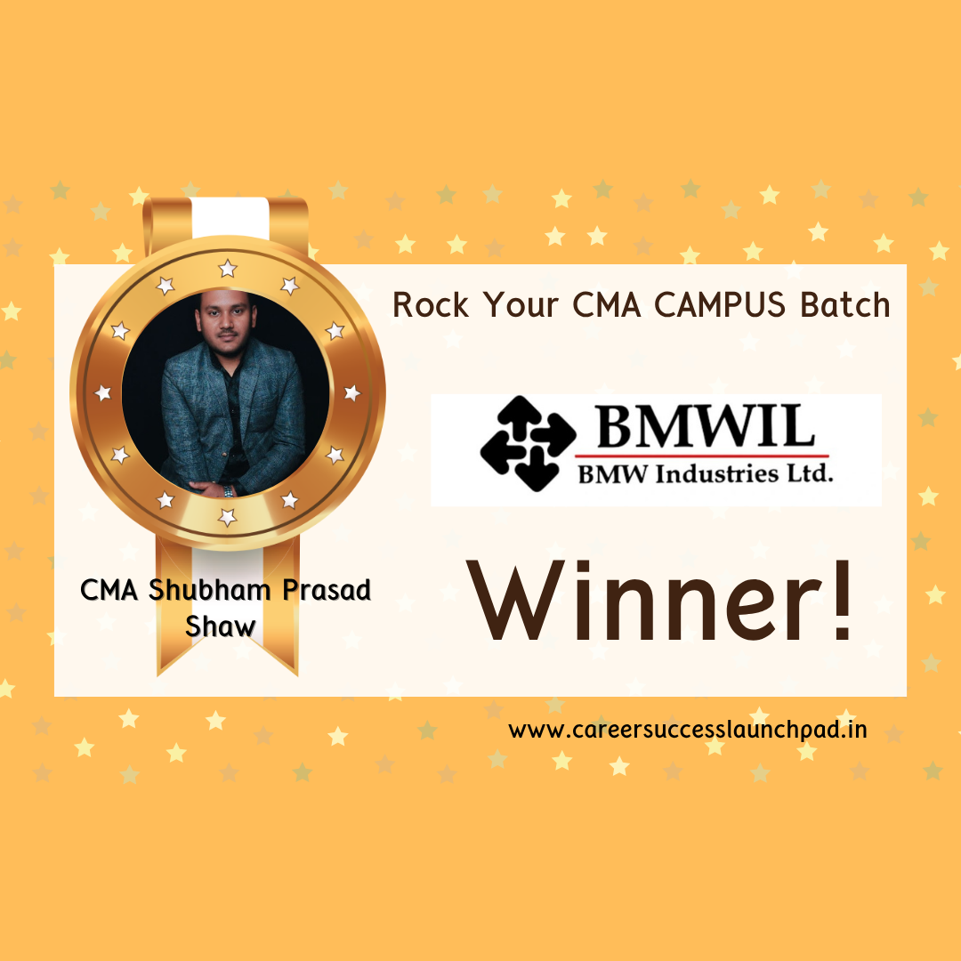 CMA fresher placement success story 58 | Career Success Launchpad