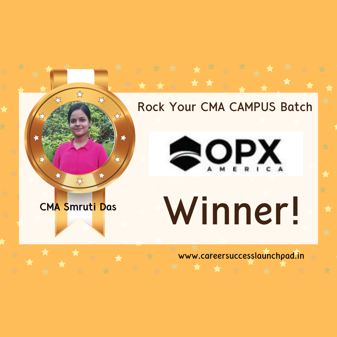 CMA fresher placement success story 69 | Career Success Launchpad