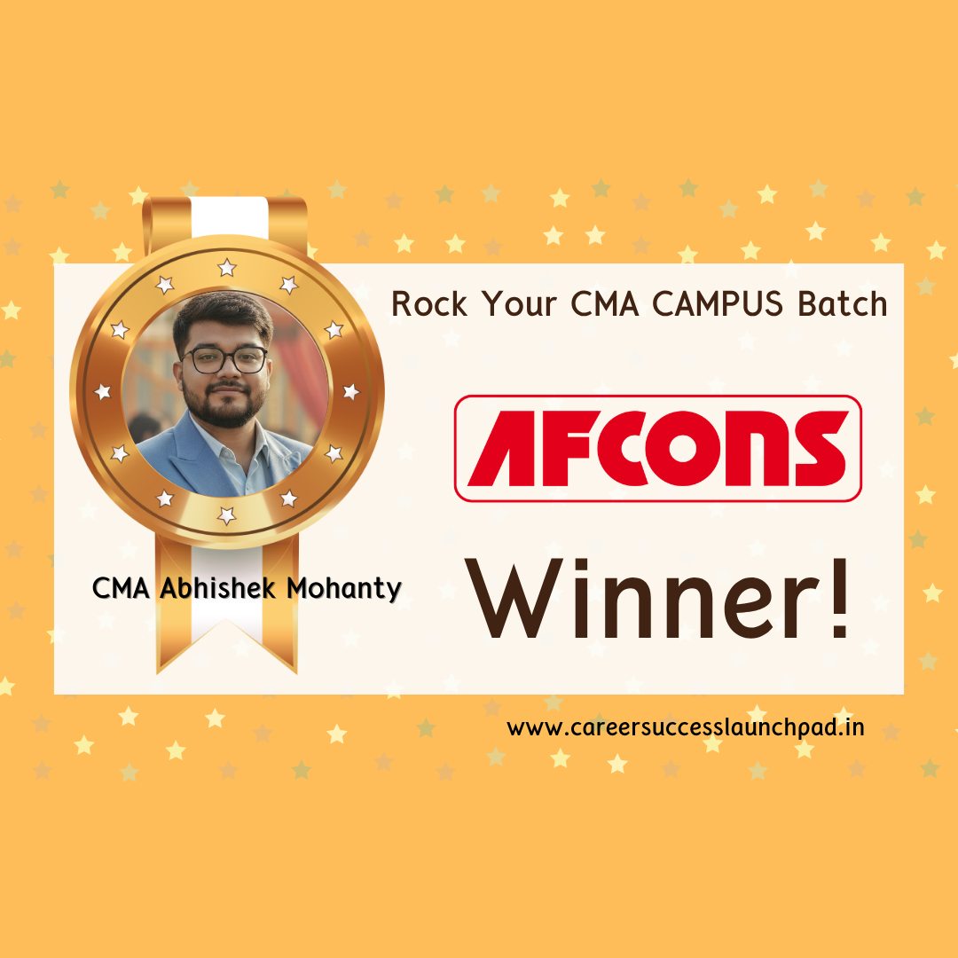 CMA placement preparation success story 127 | Career Success Launchpad