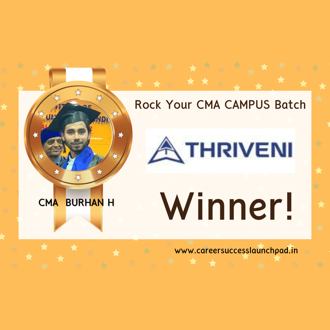 CMA fresher placement success story 46 | Career Success Launchpad
