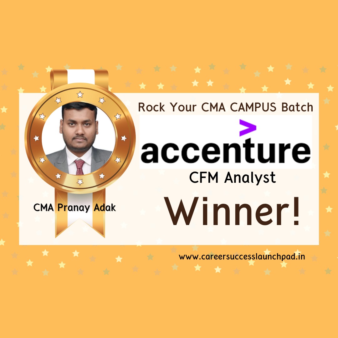 CMA student placement success story 13 | Career Success Launchpad