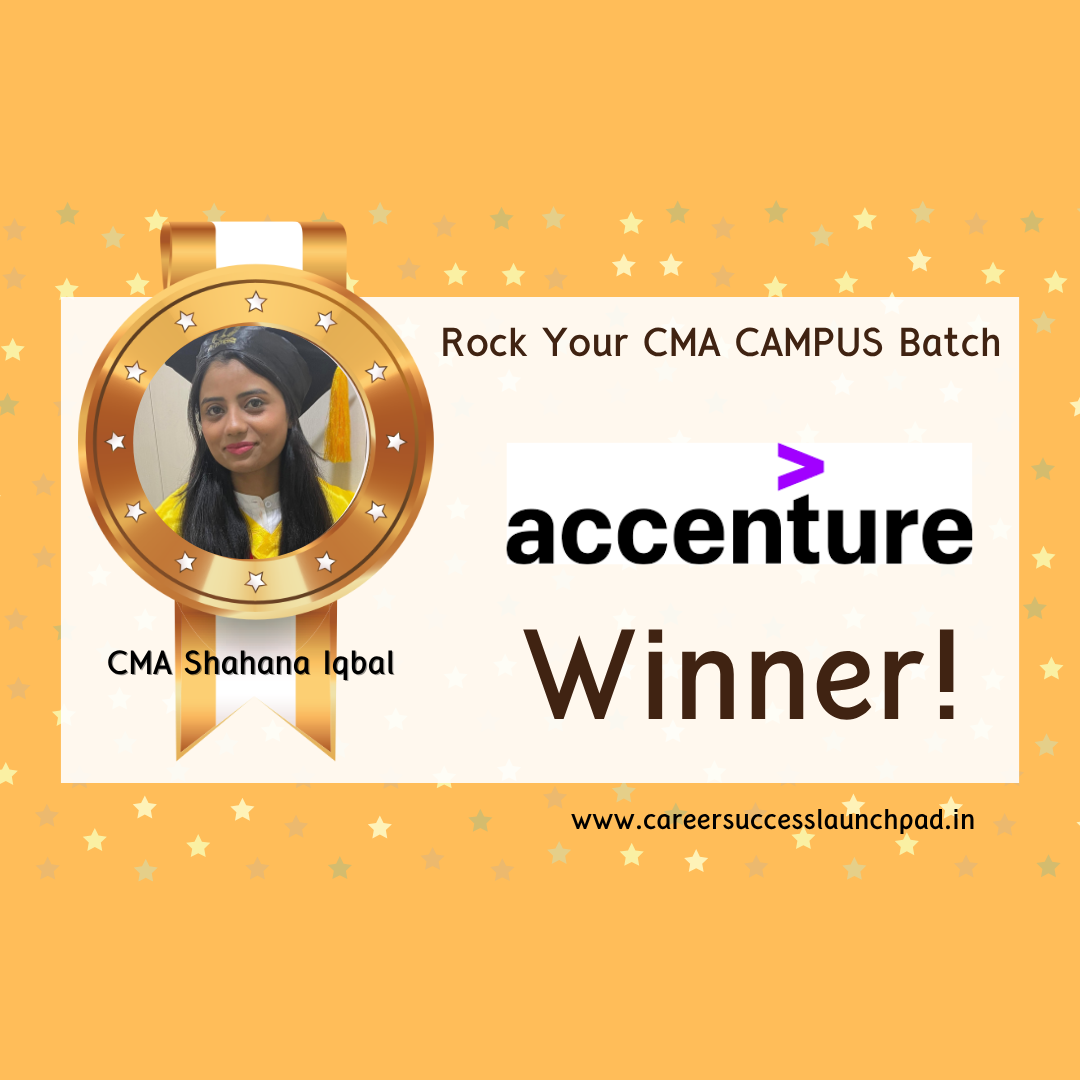 CMA fresher placement success story 51 | Career Success Launchpad