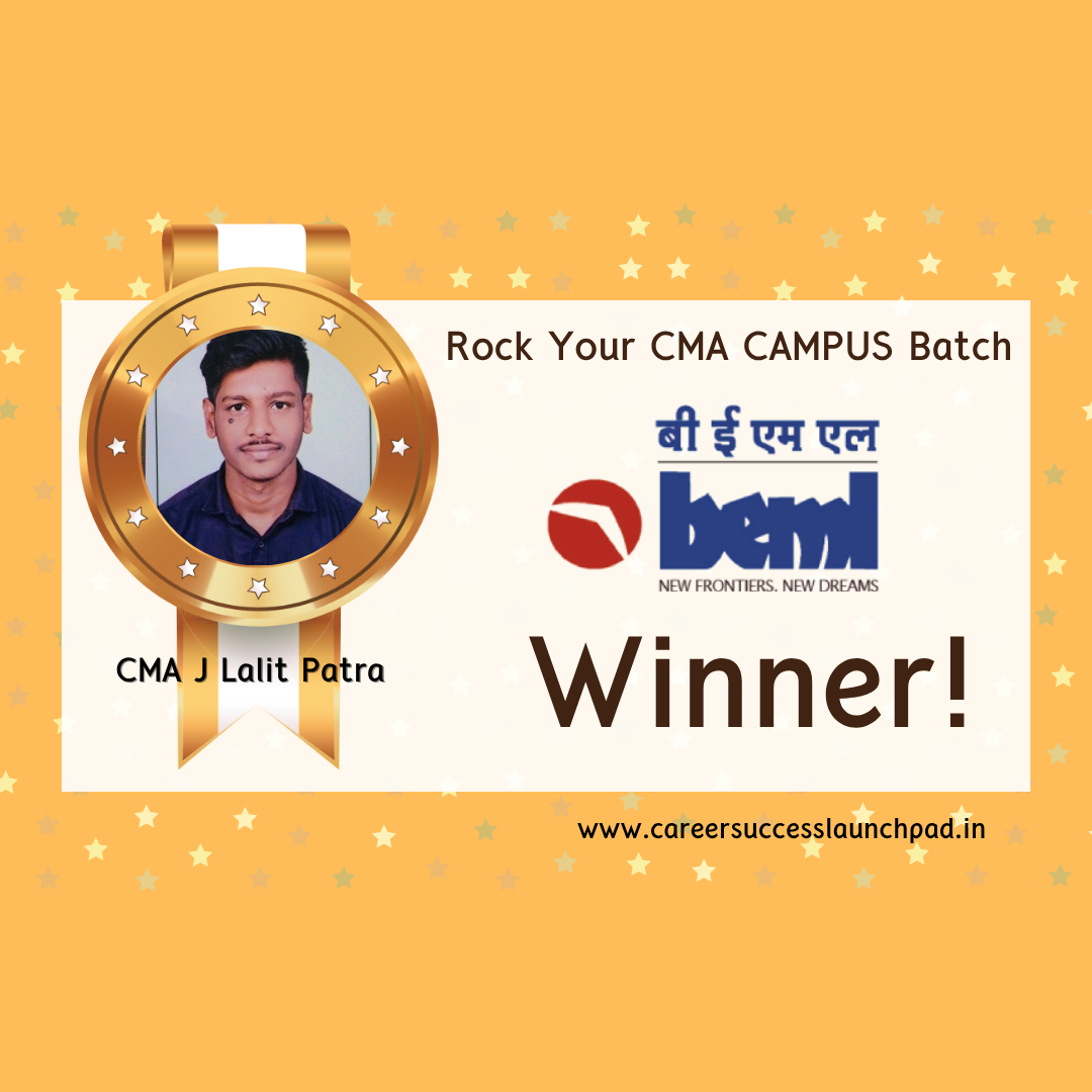 CMA fresher placement success story 56 | Career Success Launchpad
