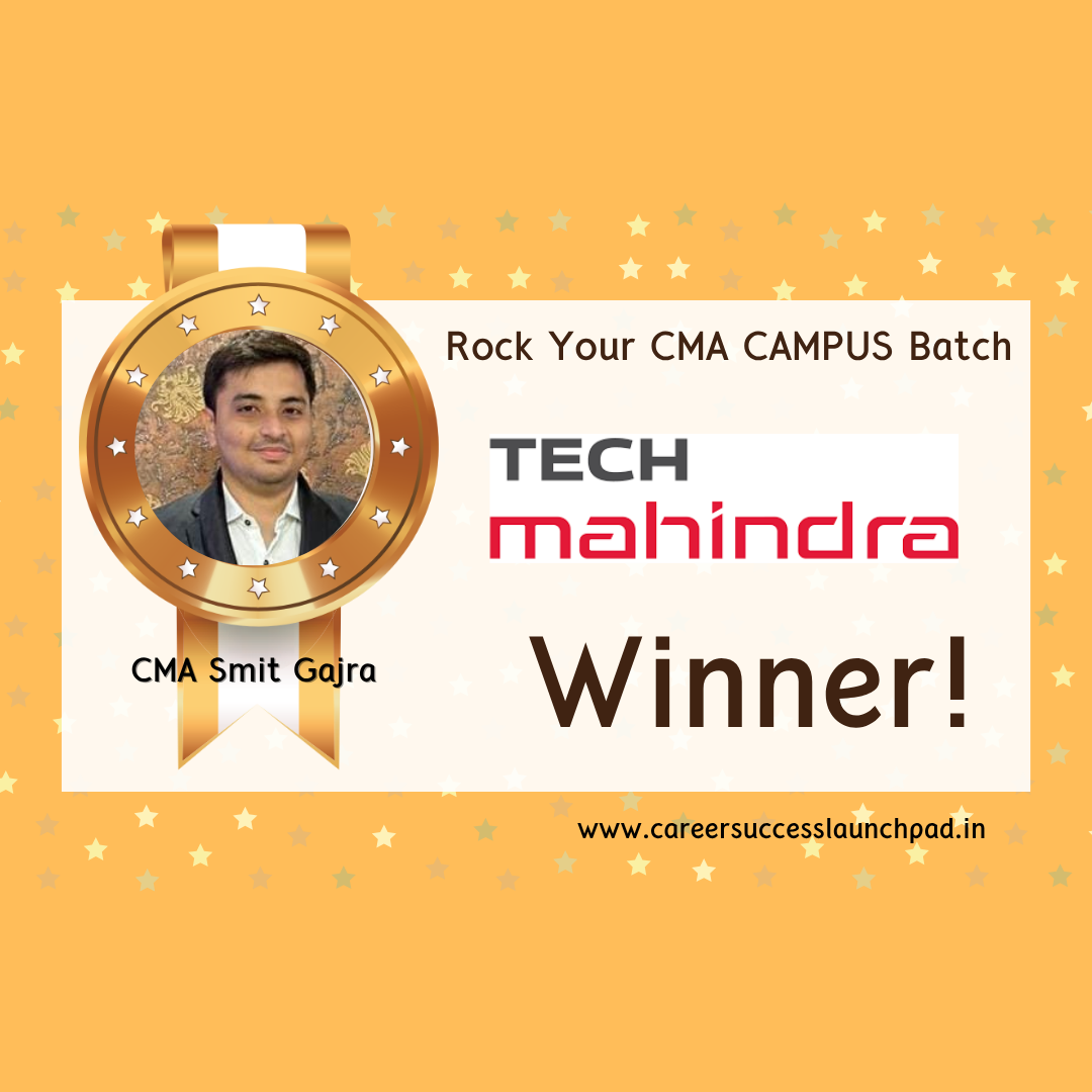 CMA fresher placement success story 50 | Career Success Launchpad