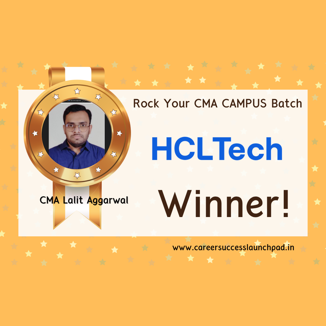 CMA placement preparation success story 145 | Career Success Launchpad