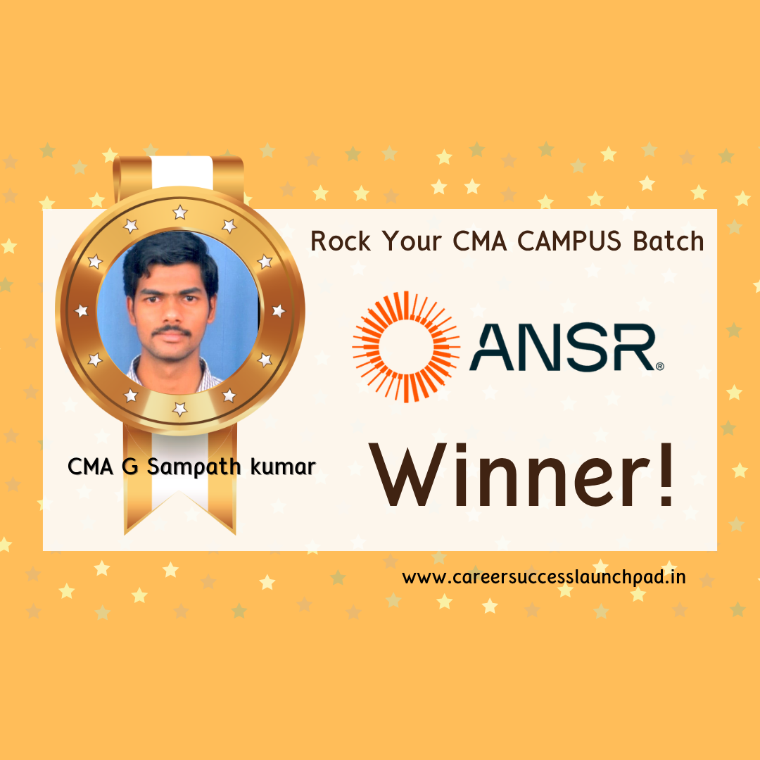 CMA student career success story 158 | Career Success Launchpad