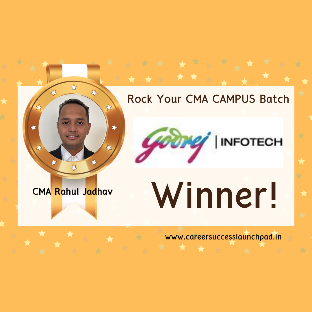 CMA fresher placement success story 53 | Career Success Launchpad