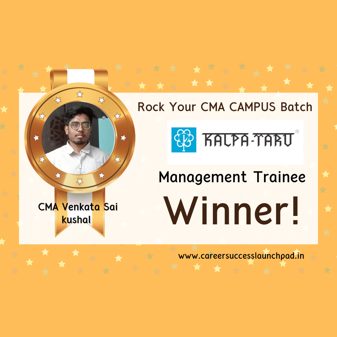 CMA student placement success story 4 | Career Success Launchpad