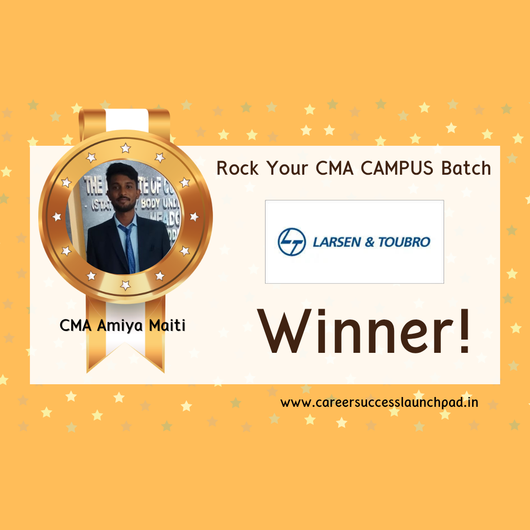 CMA student placement success story 38 | Career Success Launchpad