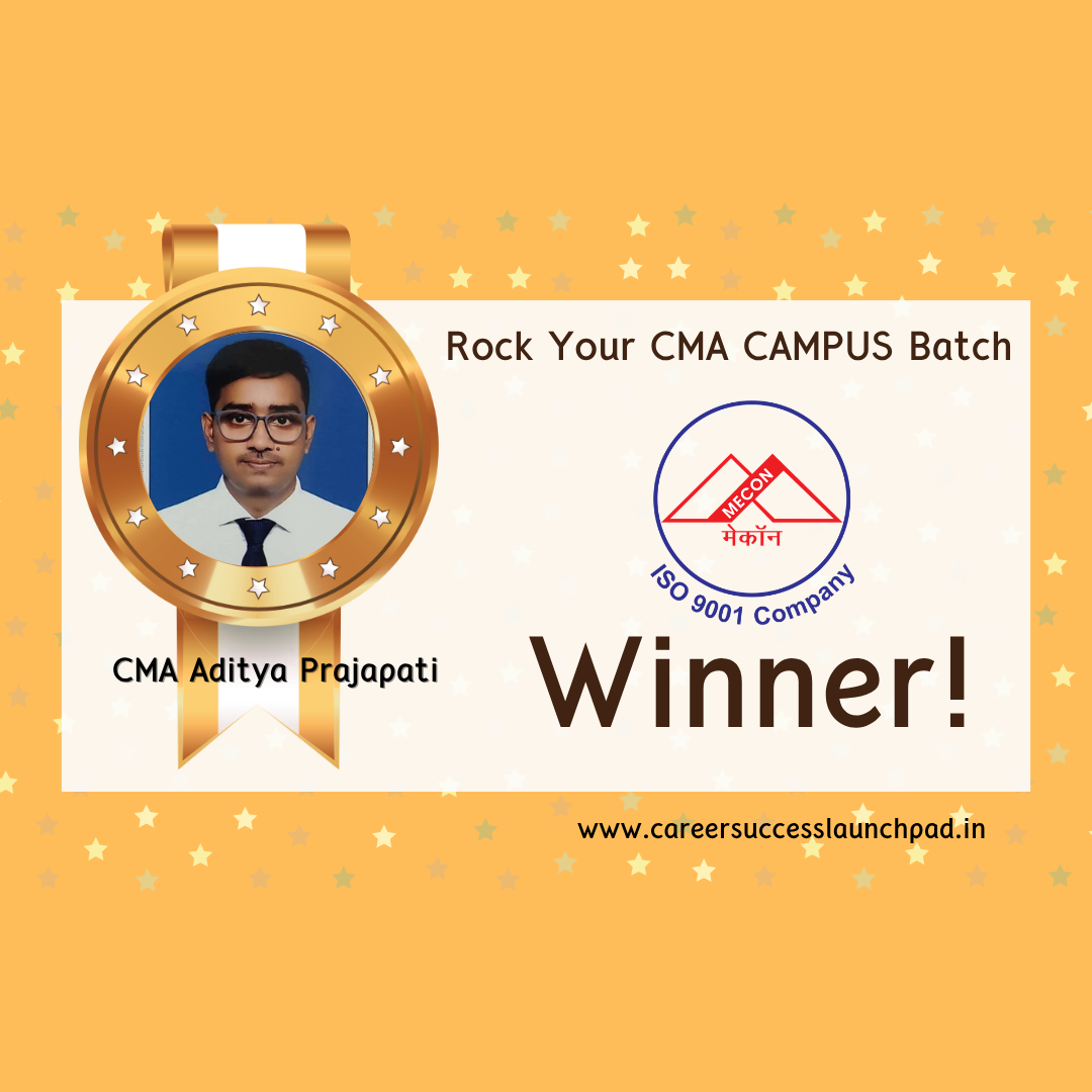 CMA placement preparation success story 133 | Career Success Launchpad