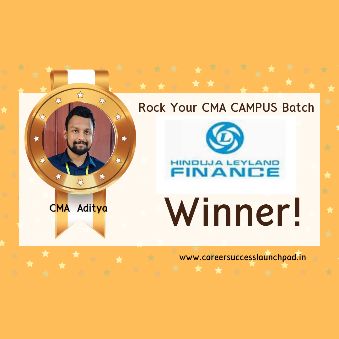 CMA fresher placement success story 48 | Career Success Launchpad