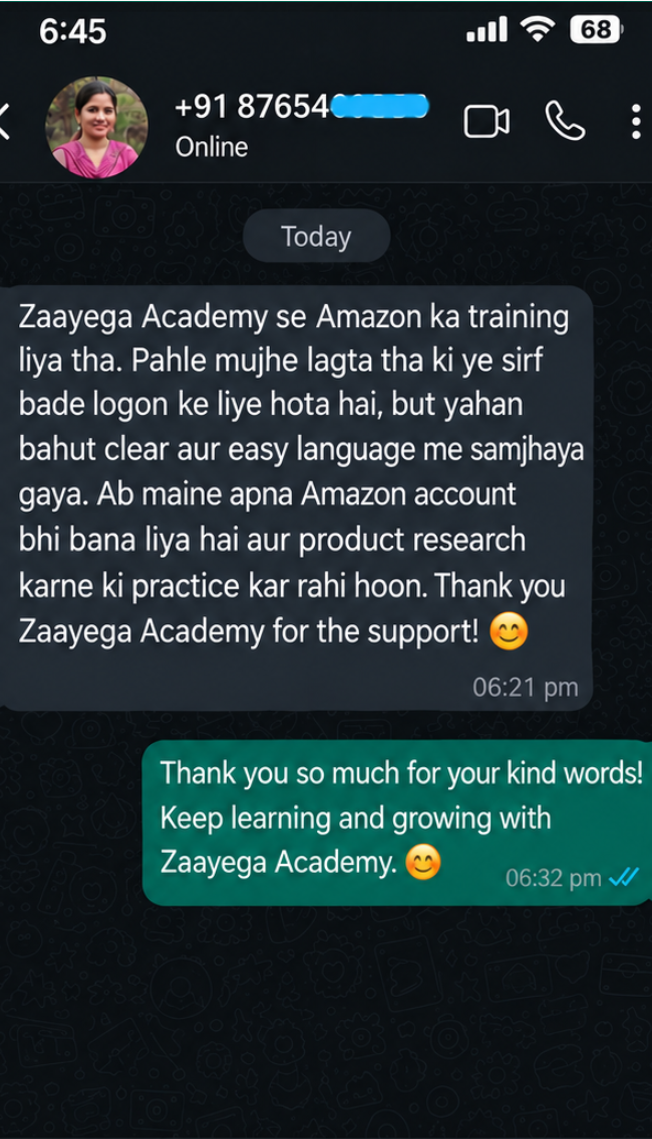 Student Testimonial