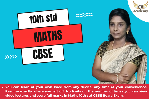 10th Std Maths - CBSE