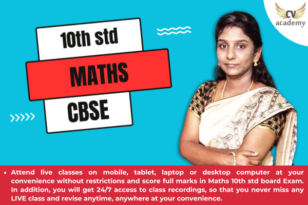 10th Std Maths - CBSE