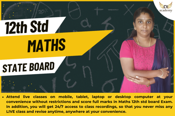 12th Std Maths - State Board