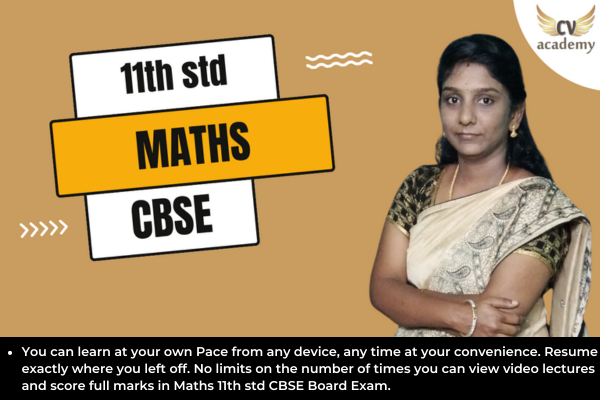 11th Std Maths - CBSE
