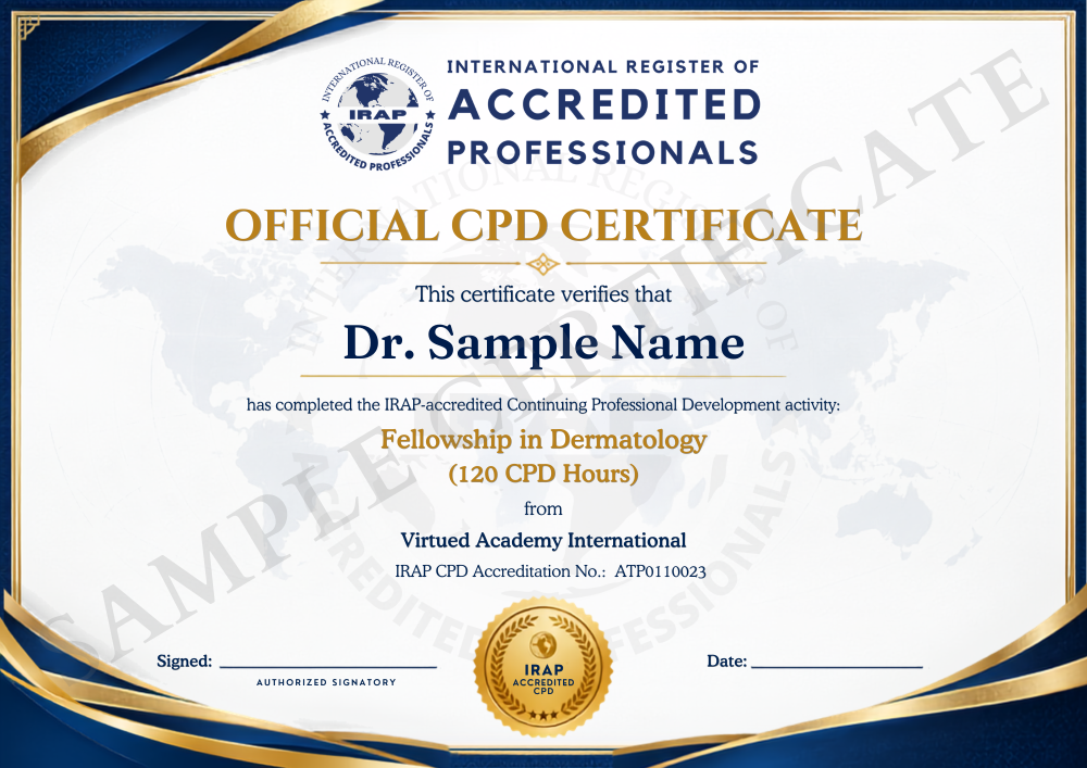 Fellowship in Dermatology certificate 4