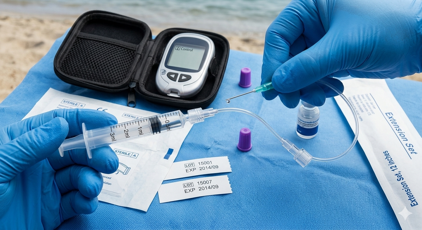Doctor reviewing diabetes care plan