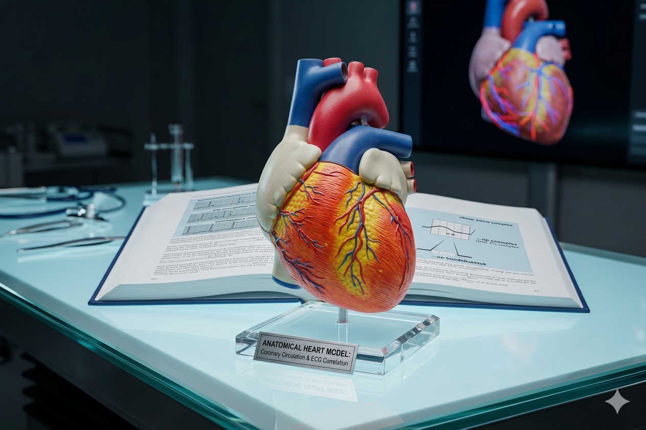 Doctor reviewing cardiac patient case