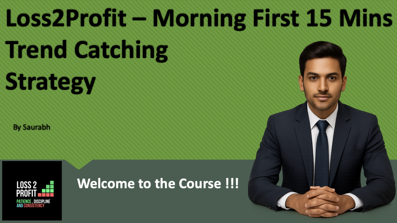 Options - Morning 15 Mins Trend Catching Strategy