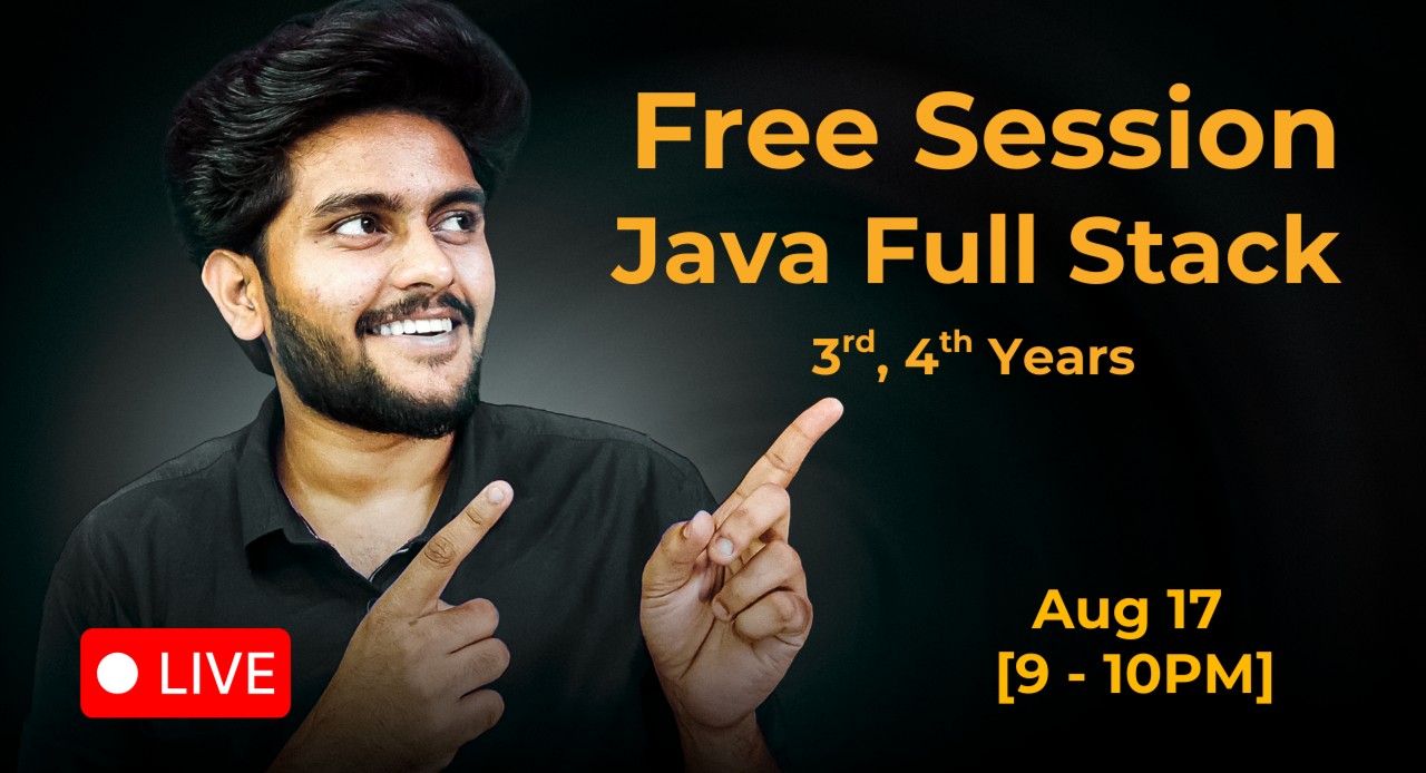 Java Full Stack Roadmap [Off Campus Placements]
