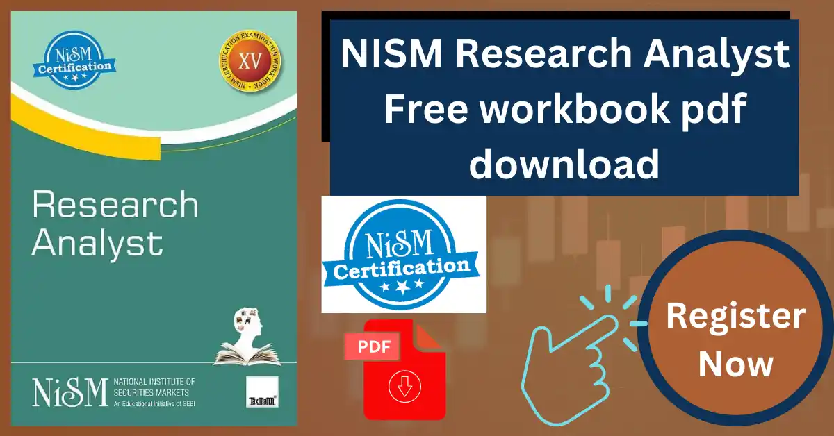 NISM Research Analyst Workbook/Study Material free PDF Download