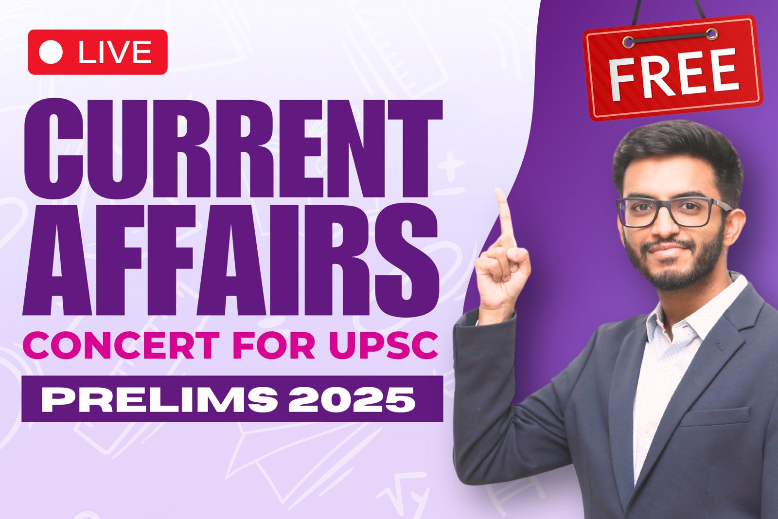 Current Affairs Concert for UPSC Prelims 2025 cover