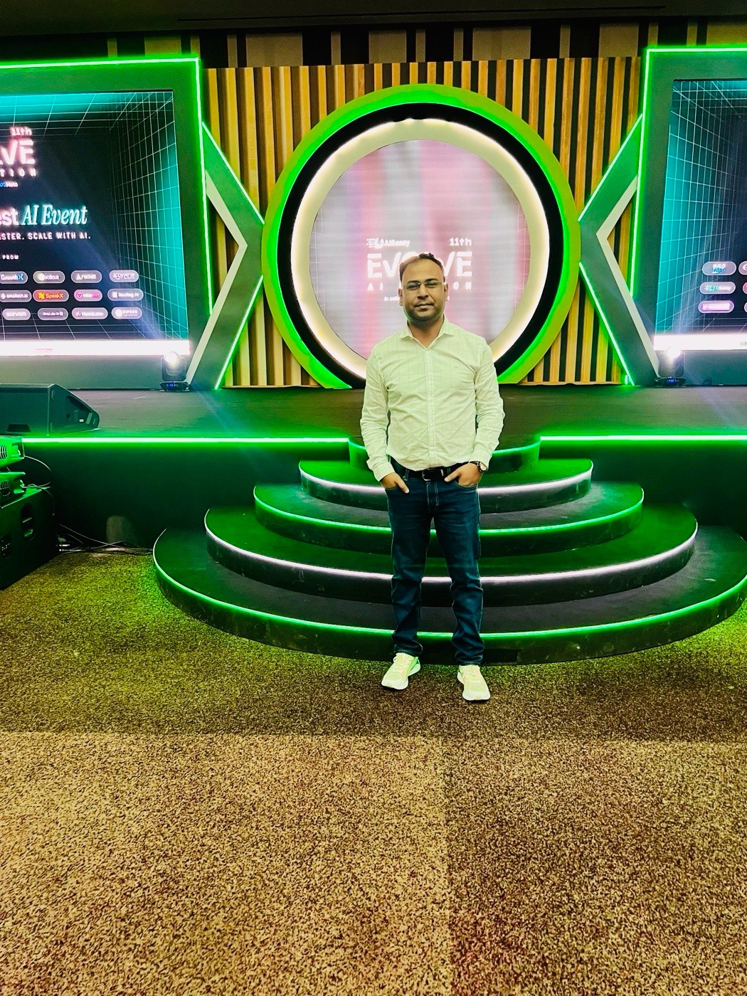 Umar Tazkeer: At the EVOLVE AI event