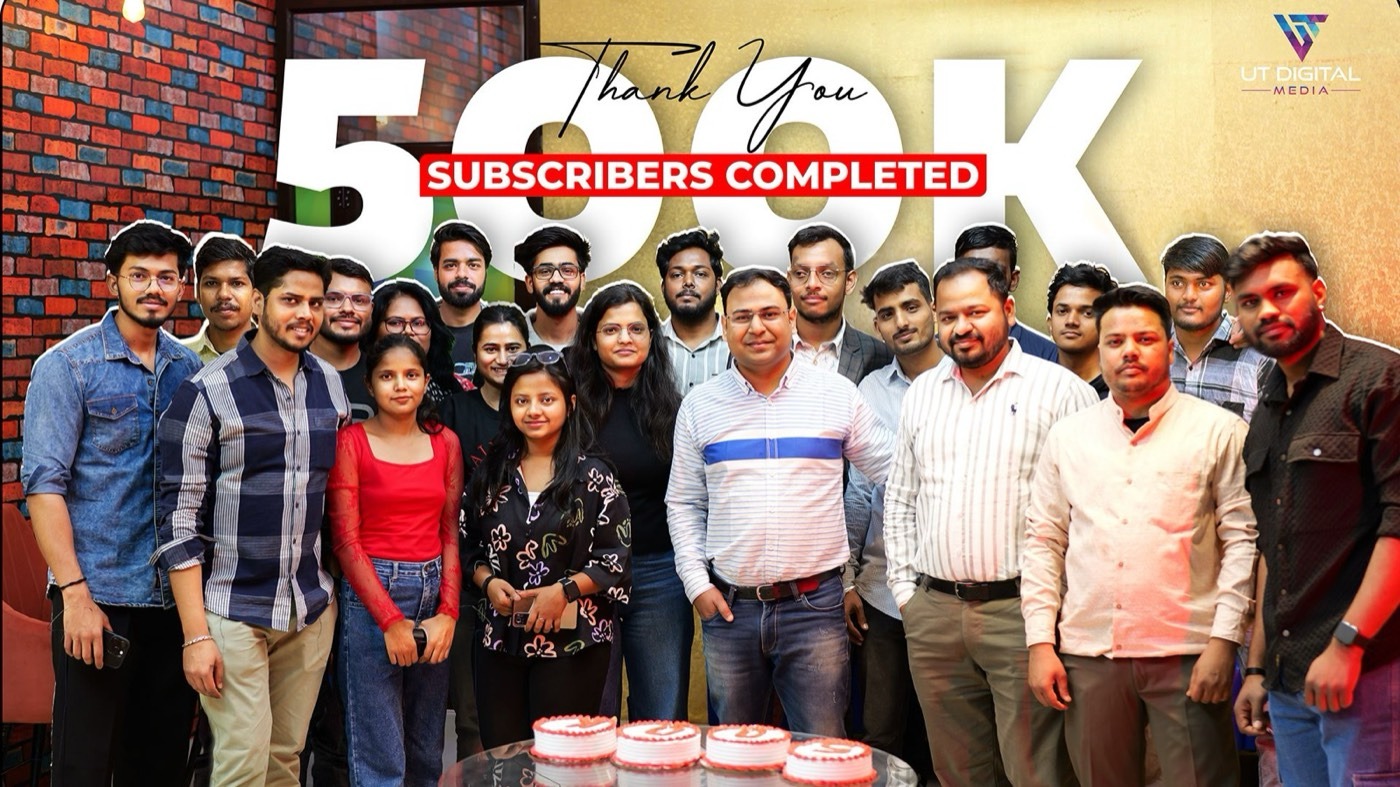 Umar Tazkeer: Celebrating 500K YouTube subscribers with the UT Digital Media team