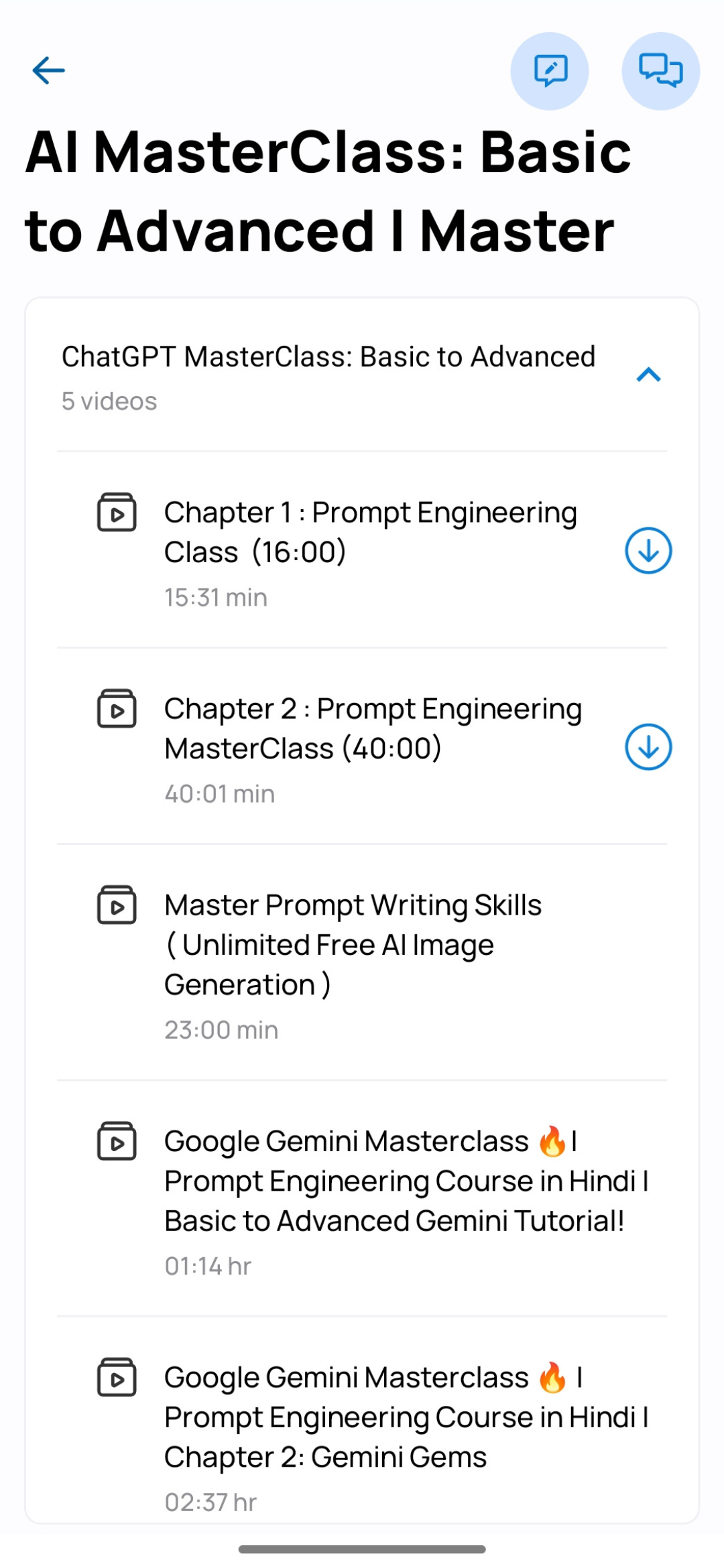 SkillarCode App Explore Courses Screen
