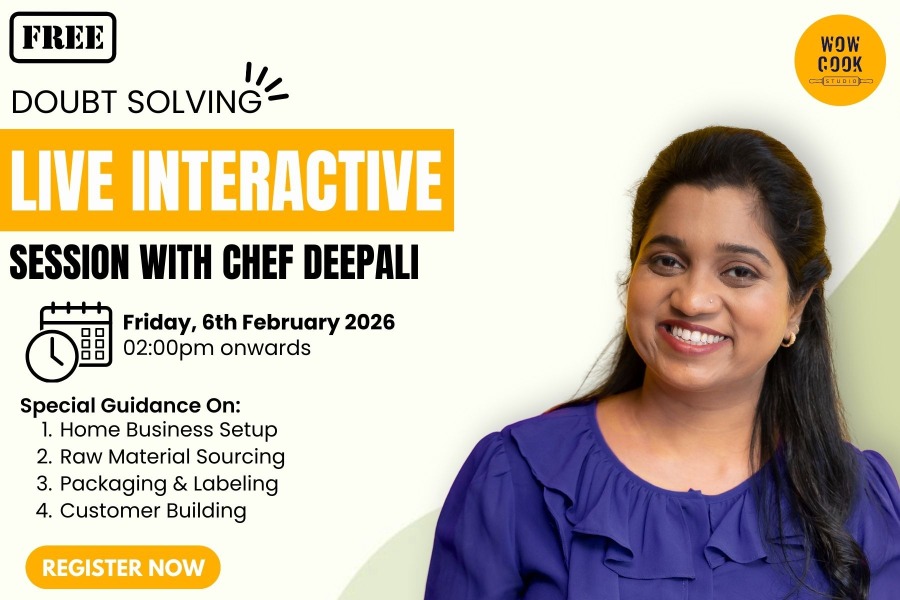 Doubt Solving Live Interactive Session with Chef Deepali