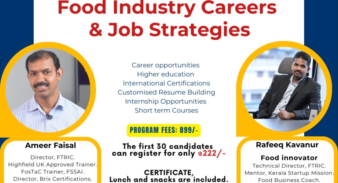 Placement in Food Industry - Career Strategy Workshop