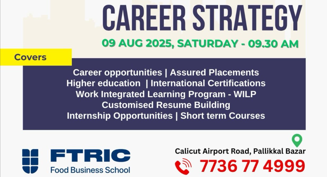 Placement in Food Industry - Career Strategy Workshop