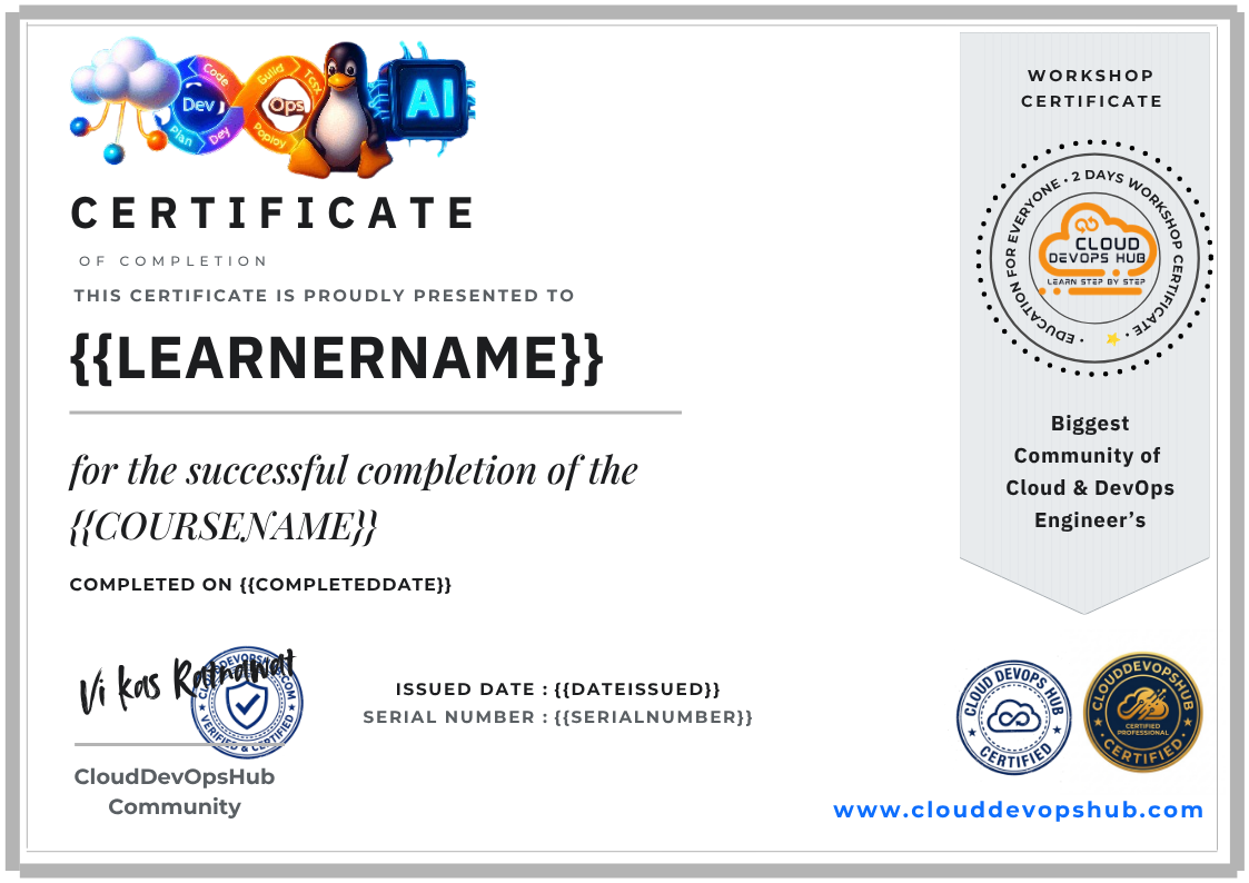 Certificate Preview
