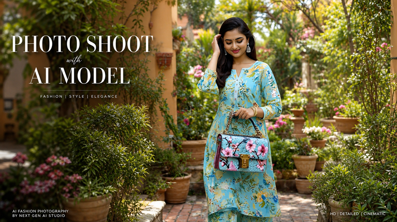 AI Product Shoot with Model