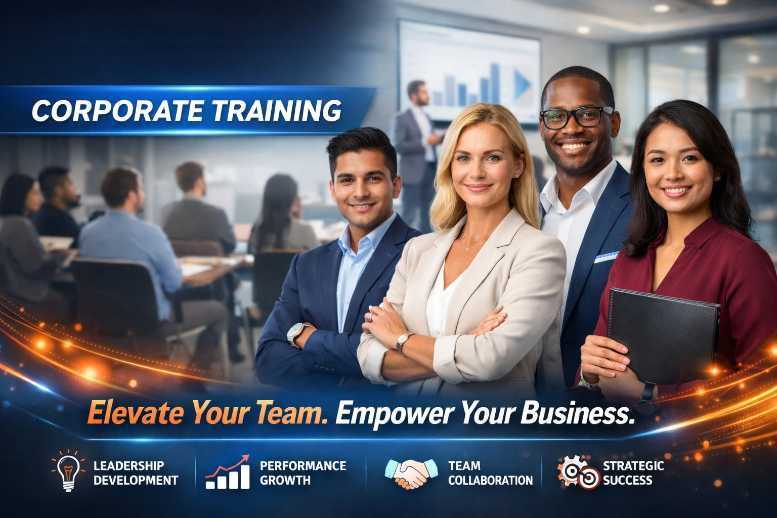 Corporate training visual