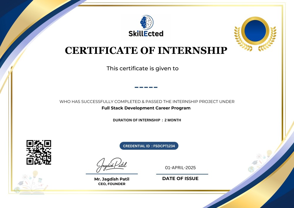 Internship Completion Certificate