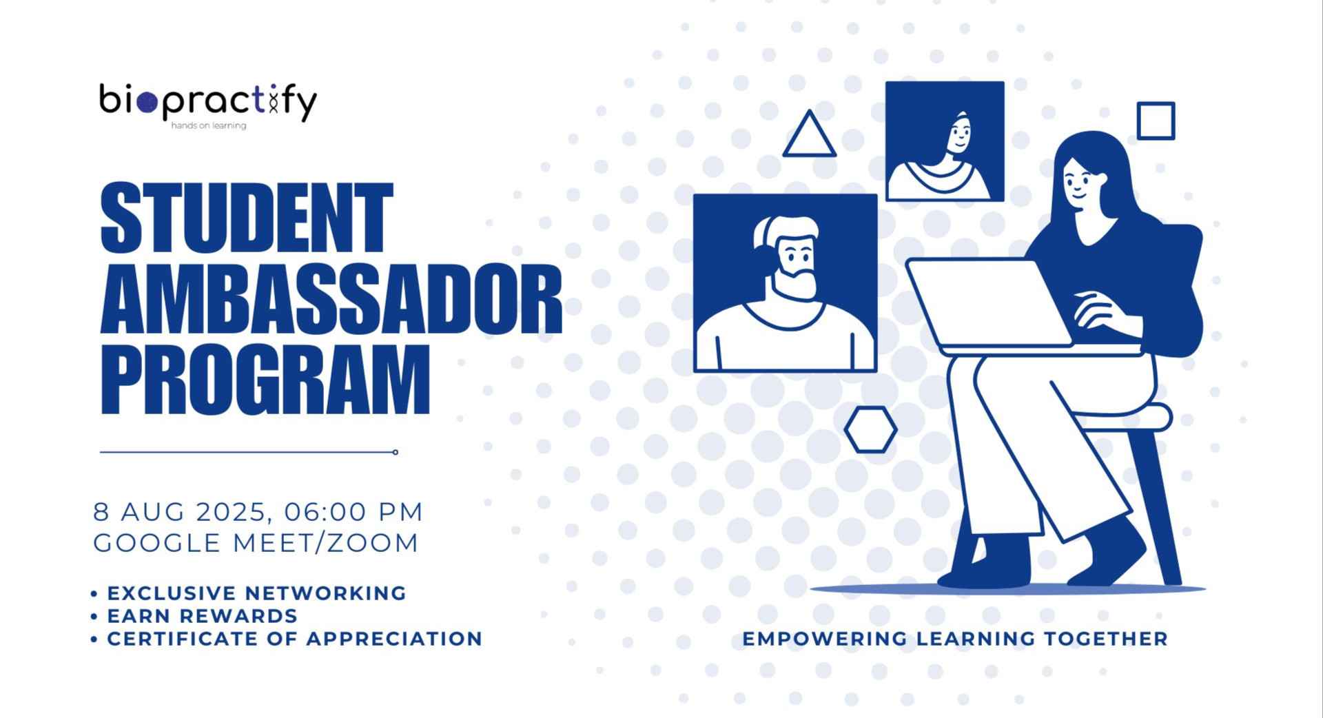 Biopractify Student Ambassador Program – Empowering Learning Together