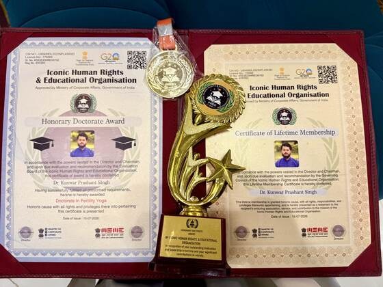 Honorary Doctorate Award - Dr. Kunwar Prashant Singh
