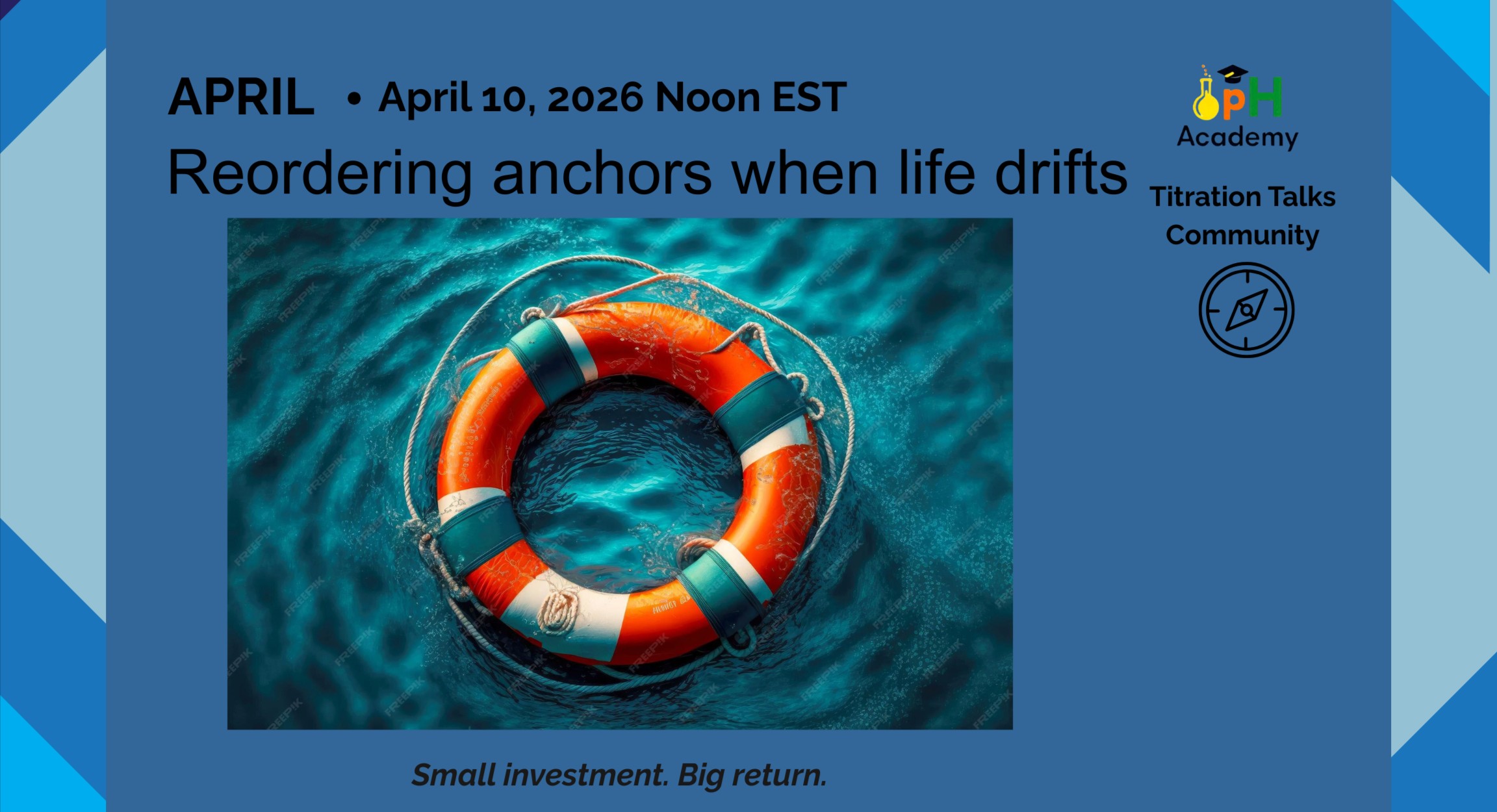 When Life Drifts: Reordering what keeps you grounded