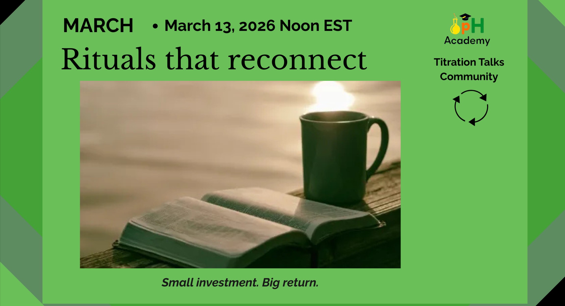 Rituals that connect